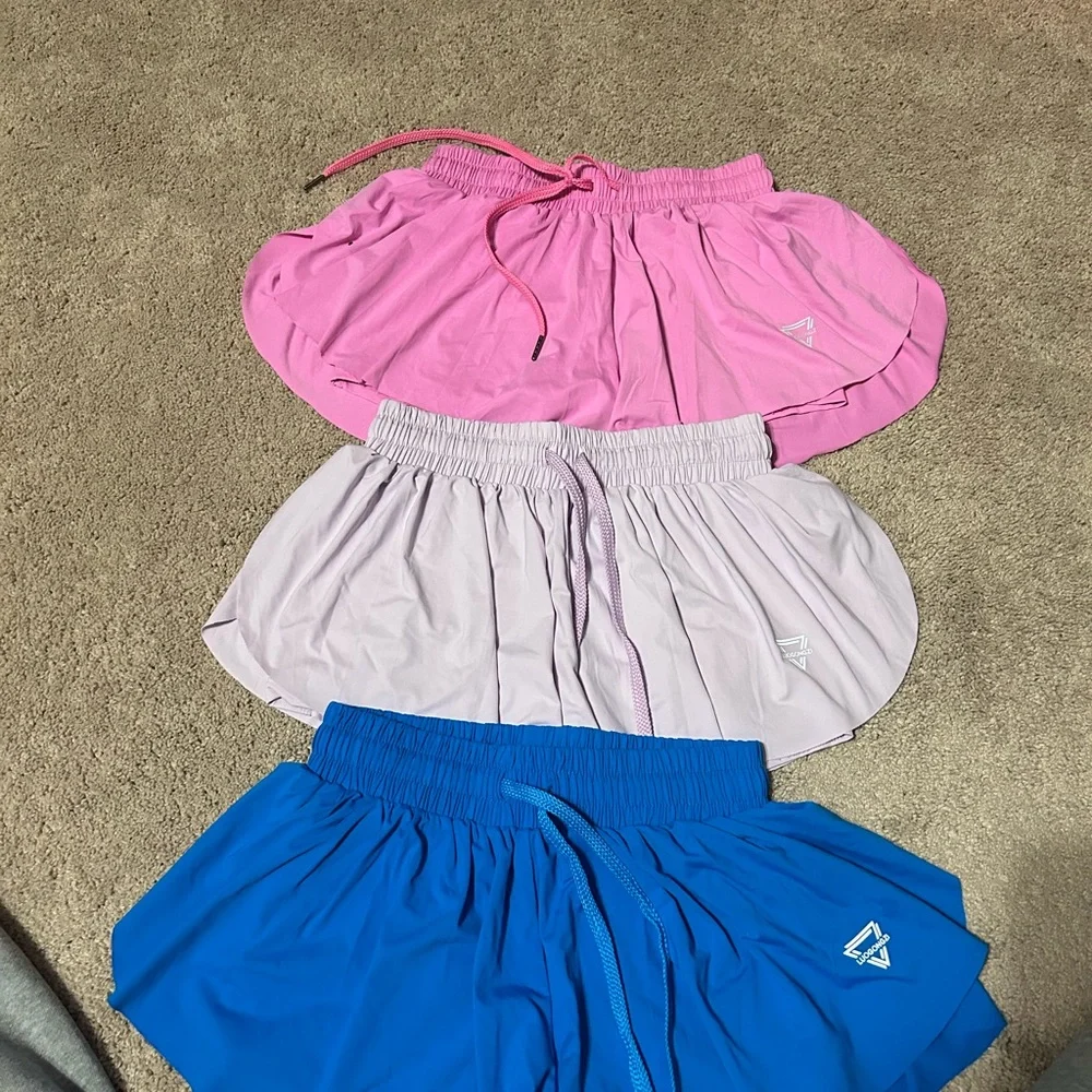 Colorful Athletic Shorts Set - Picture 1 of 4